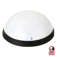 Світильник пластиковий Акуа Опал Повний Місяць LED 20W з датчиком руху чорний HOROZ ELECTRIC 400-425-115