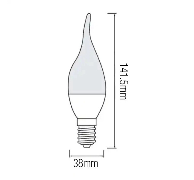Cвітлодіодна лампа CRAFT-10 10W E14 6400К HOROZ ELECTRIC 001-004-0010-010
