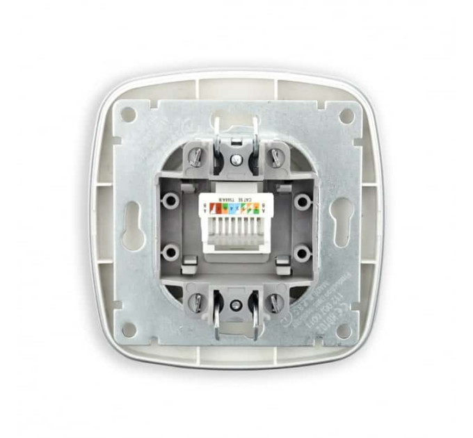 Розетка комп’ютерна срібло ELA HOROZ ELECTRIC 112-007-0011-020