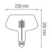 Світлодіодна лампа Filament GINZA-XL 8W Е27 Титан HOROZ ELECTRIC 001-050-0008-120