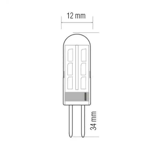 Світлодіодна лампа MIDI 1.5W G4 6400К HOROZ ELECTRIC 001-012-0002-020