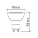 Світлодіодна лампа PLUS-6 6W GU10 3000К HOROZ ELECTRIC 001-002-0006-021