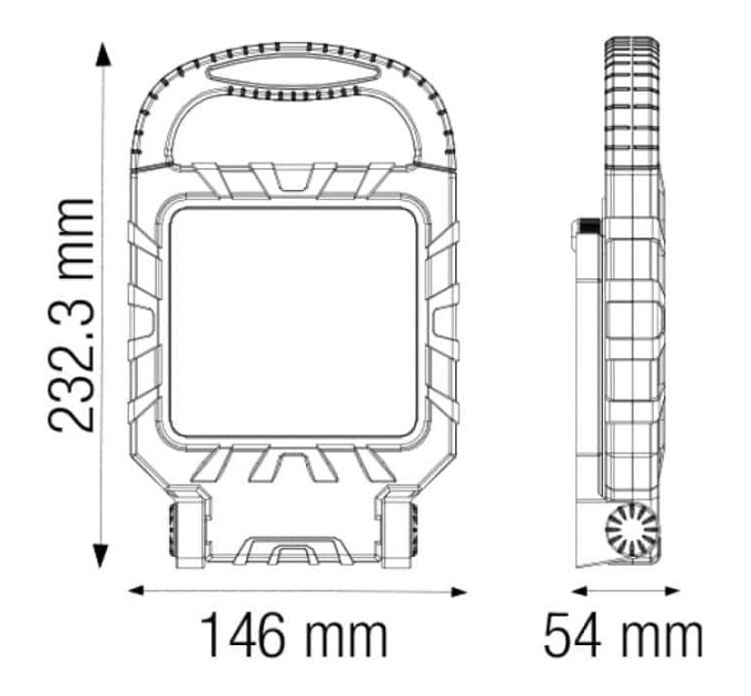 Прожектор світлодіодний PROPORT-20 20W HOROZ ELECTRIC 068-015-0020-010