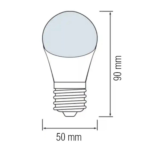 Світлодіодна лампа SPECTRA 3W E27 жовта HOROZ ELECTRIC 001-017-0003-021