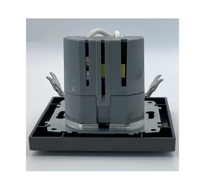 Розетка EL-BI VEGA антрацит матовий 1-на з/з + 2USB (Type C+A) ( 510-016700-334 )