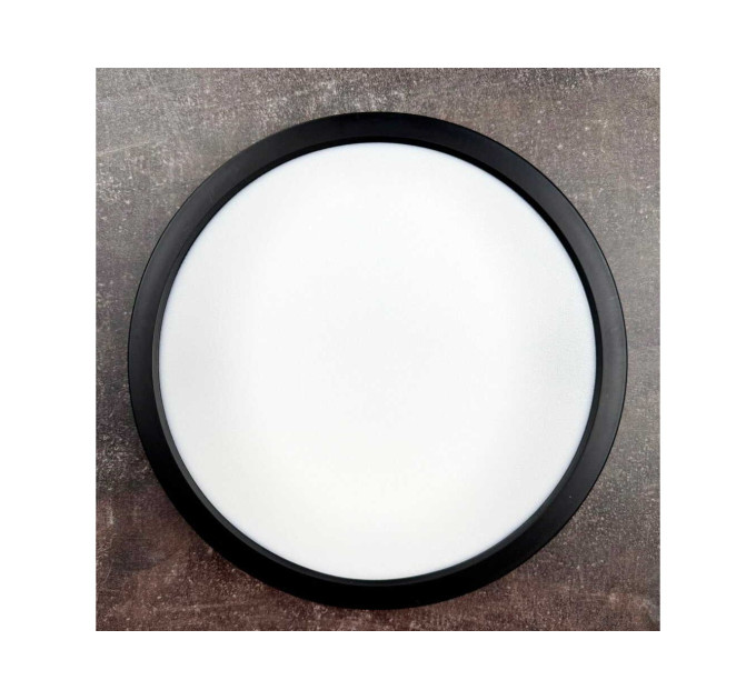 Світильник LED Violux ДББ FRAME-N 24W 5000K IP20 круг чорний ​( 330391 )