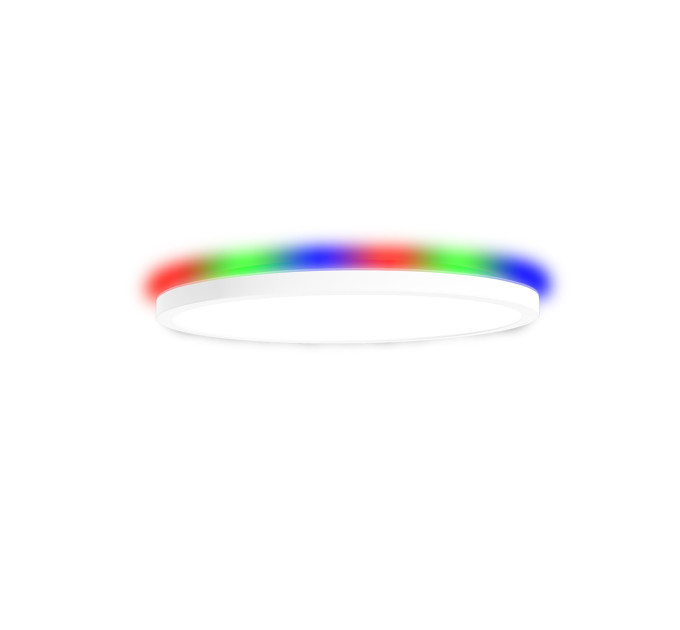 Світильник LED Violux ДББ MILLENNIUM RGB 38W 3000-6000K IP20 круг білий ( 361338 )