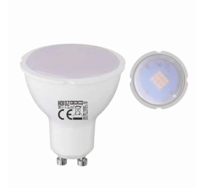 Світлодіодна лампа PLUS-10 10W GU10 6400К HOROZ ELECTRIC 001-002-0010-011