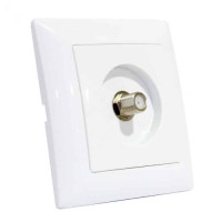 Розетка супутникова біла TINA HOROZ ELECTRIC 112-005-0021-010
