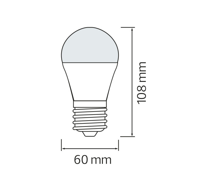 Cвітлодіодна лампа COMBO-10 10W E27 3000K-4000К-6400K HOROZ ELECTRIC 001-073-0010-010