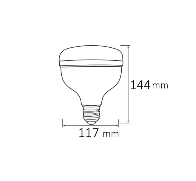 Світлодіодна лампа CRYSTAL-40 40W E27 6400K HOROZ ELECTRIC 001-016-1040-010