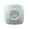 Розетка телефонна срібло ELA HOROZ ELECTRIC 112-007-0010-020