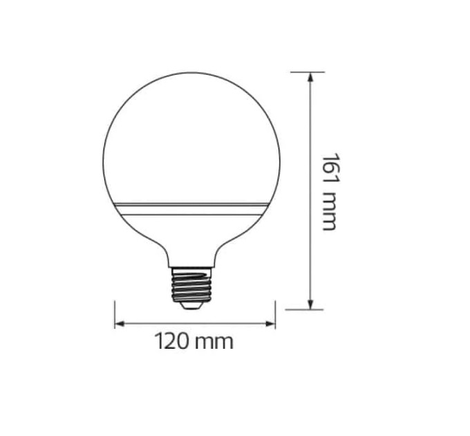 Світлодіодна лампа GLOBE-20 20W E27 4200К HOROZ ELECTRIC 001-020-0020-061