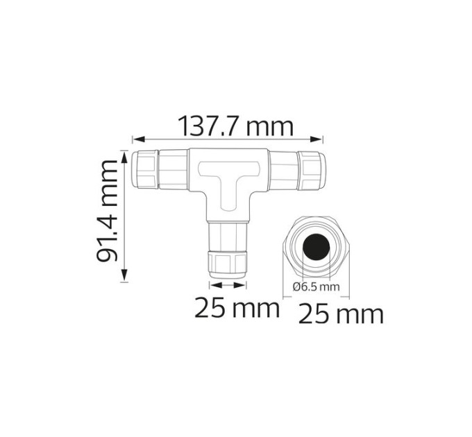 Клема вологозахисна IP68 CONNECTOR-2 HOROZ ELECTRIC 106-004-0002-010