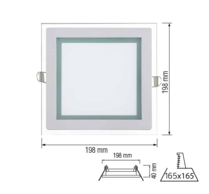 Світлодіодний світильник MARIA-15 15W 6400К HOROZ ELECTRIC 016-015-0015-010