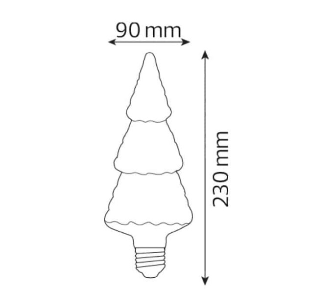 Світлодіодна лампа PINE 2W червона HOROZ ELECTRIC 001-059-0002-020