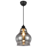 Світильник підвісний RONDO титановий HOROZ ELECTRIC 021-018-0001-010