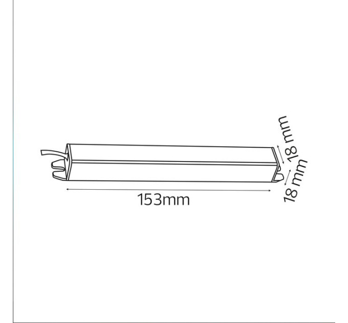 Слім драйвер для стрічки LED VIPA-24 HOROZ ELECTRIC 082-002-0024-010