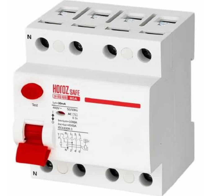 ПЗВ SAFE 80А 4P HOROZ ELECTRIC 114-003-4080-010