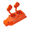 Колодка 2 гнізда з кришкою HOROZ ELECTRIC 221-000-201