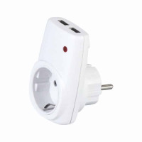 Розетка з заземленням + USB AXIS HOROZ ELECTRIC 113-001-0001-010
