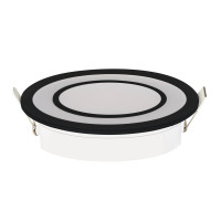 Світлодіодний світильник вбудований LED CARTER-12 12W 4200K чорний HOROZ ELECTRIC 016-072-0012-020