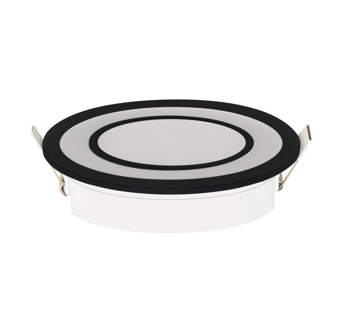 Світлодіодний світильник вбудований LED CARTER-12 12W 4200K чорний HOROZ ELECTRIC 016-072-0012-020