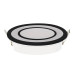 Світлодіодний світильник вбудований LED CARTER-12 12W 4200K чорний HOROZ ELECTRIC 016-072-0012-020