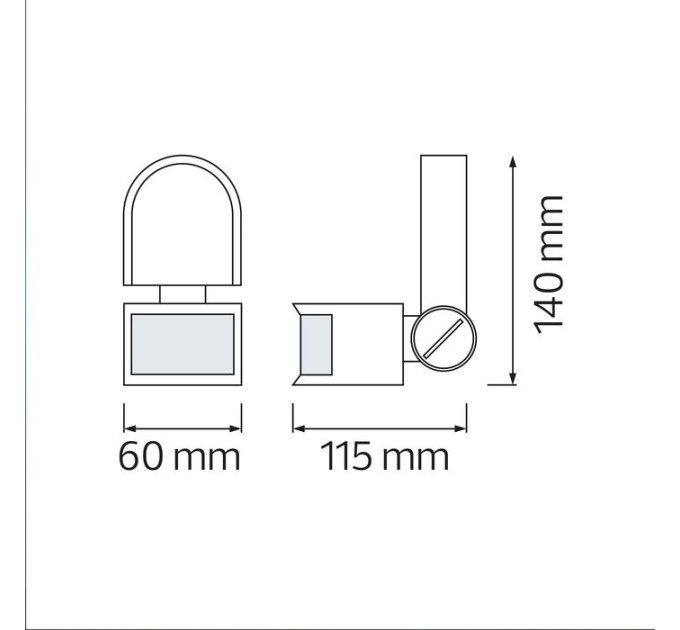 Датчик CORONA білий HOROZ ELECTRIC 088-001-0002-010