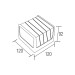 Світильник садово-парковий CUBE-G 8W 4200 K чорний HOROZ ELECTRIC 076-069-0008-010