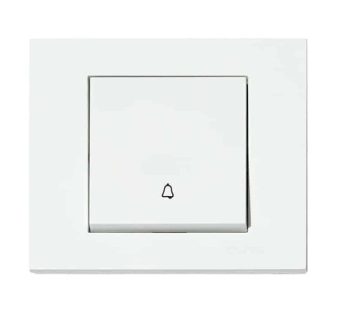 Кнопка дзвінка біла GRANO OVIVO 400-010200-207