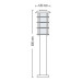 Світильник садово-парковий LADIN-4 Е27 HOROZ ELECTRIC 075-002-0004-010
