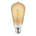 Світлодіодна лампа Filament RUSTIC VINTAGE-6 6W E27 HOROZ ELECTRIC 001-029-0006-010