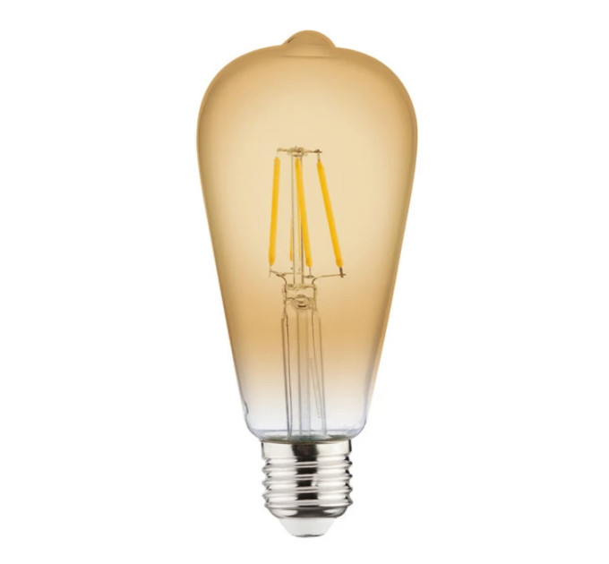 Світлодіодна лампа Filament RUSTIC VINTAGE-6 6W E27 HOROZ ELECTRIC 001-029-0006-010