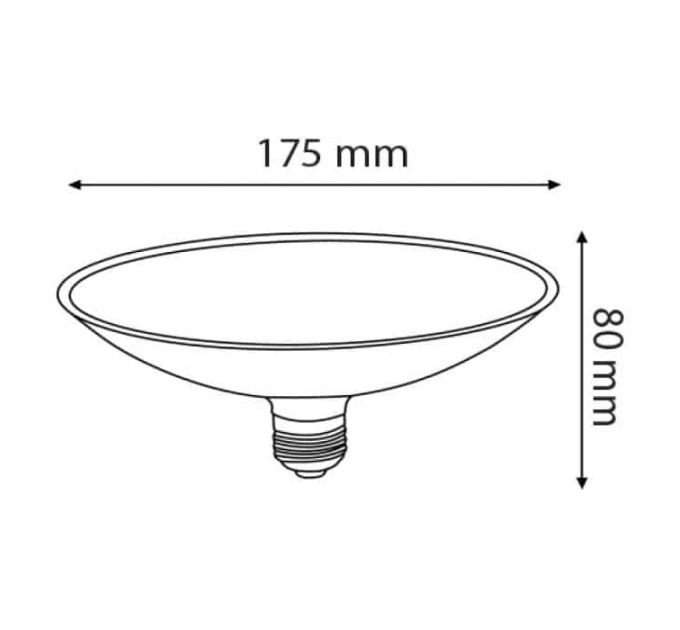 Світлодіодна лампа UFO-15 15W E27 4200K HOROZ ELECTRIC 001-044-0015-060