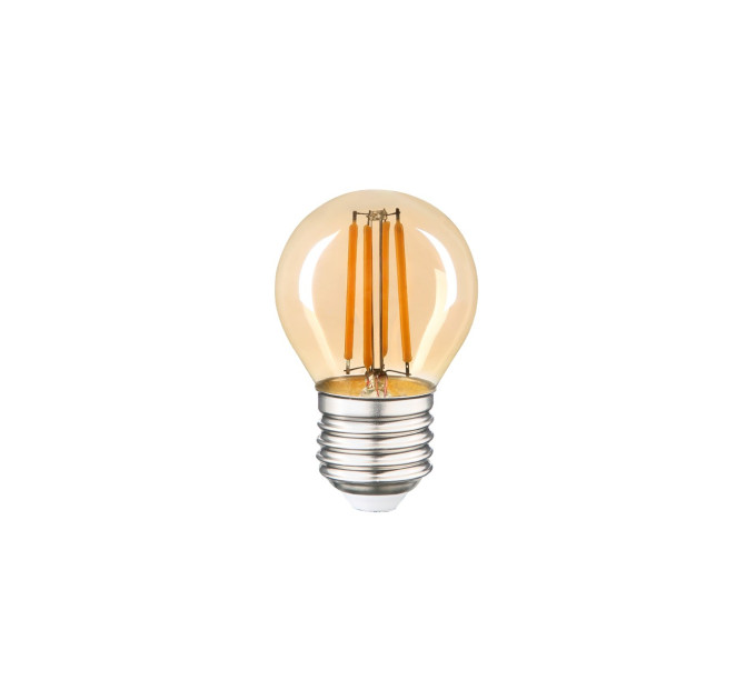 Лампа LED FILAMENT G45 4W E27 2200K (бронза) VIOLUX ( 832042 )