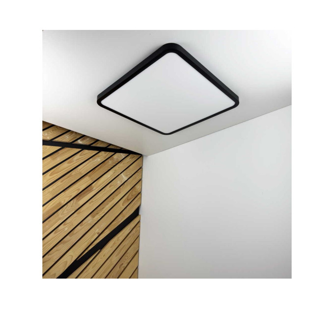 Світильник LED MILLENNIUM 50W 5000K квадрат чорний Violux ( 352244 )