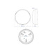 Світильник LED Violux ДББ ATOM UA MW sensor 22W 5000K IP44 антрацит ( 243383​ )