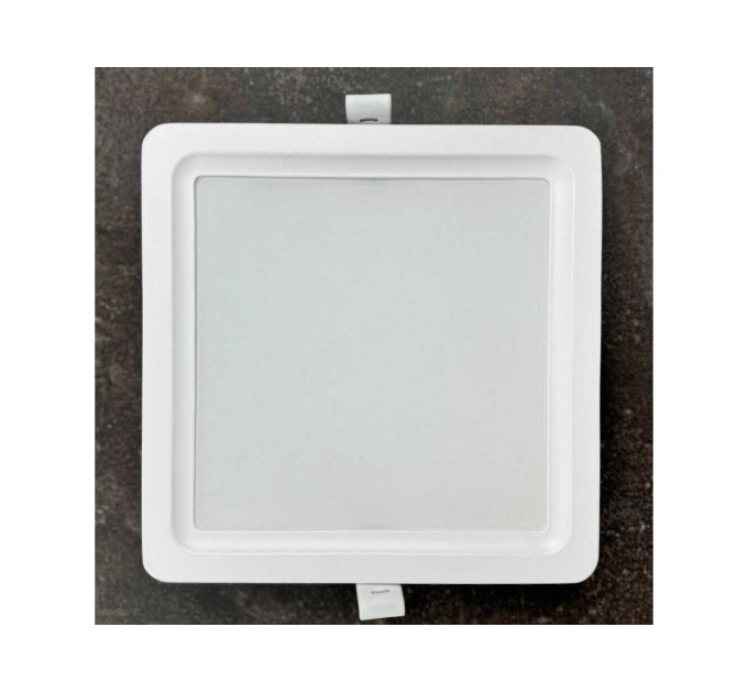 Світильник LED даунлайт Violux ALUMIN 18W 4200K квадрат IP20 ( 121280 )