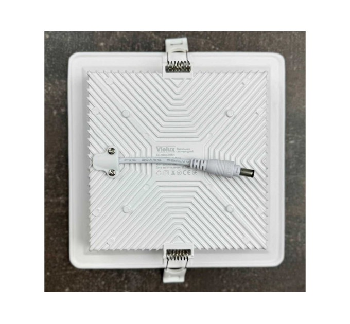 Світильник LED даунлайт Violux ALUMIN 18W 4200K квадрат IP20 ( 121280 )