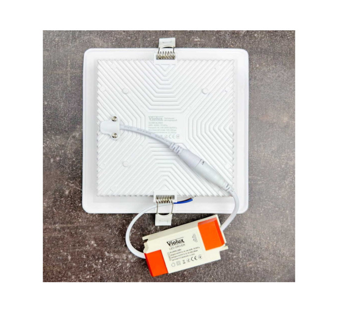 Світильник LED даунлайт Violux ALUMIN 18W 4200K квадрат IP20 ( 121280 )