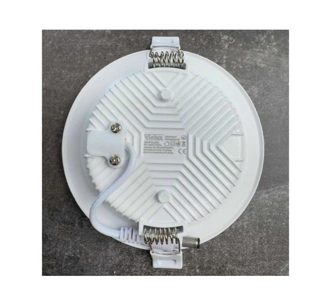 Світильник LED даунлайт Violux ALUMIN 9W 4200K круг IP20 ( 120160 )