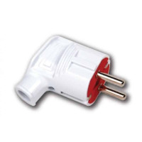 Вилка кутова з заземленням HOROZ ELECTRIC 300-000-704