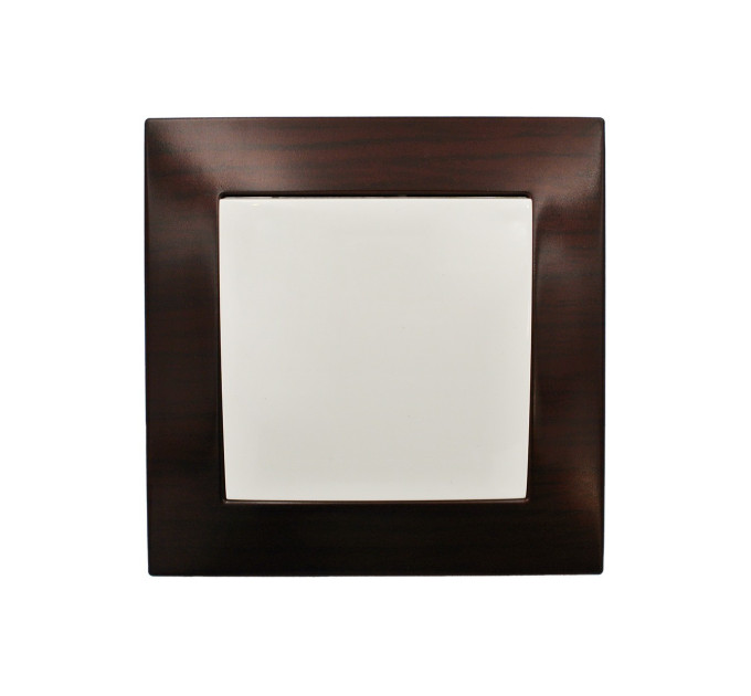 Рамка ELBI VEGA Woodline червоне дерево 1-на (510-012900-271)
