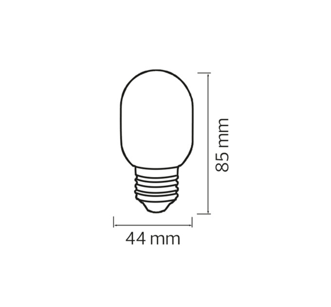 Світлодіодна лампа COMFORT 2W E27 HOROZ ELECTRIC 001-087-0002-080