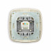 Розетка телефонна золото ELA HOROZ ELECTRIC 112-007-0010-030