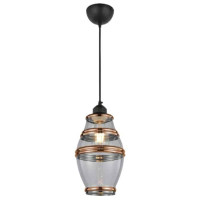 Світильник підвісний ELEMENT-2 мідний HOROZ ELECTRIC 021-015-0002-030
