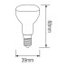 Світлодіодна лампа REFLED-4 4W E14 4200К R39 HOROZ ELECTRIC 001-039-0004-031