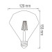 Світлодіодна лампа Filament RUSTIC DIAMOND-6 6W E27 2200К HOROZ ELECTRIC 001-034-0006-010