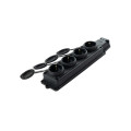 Колодка Violux каучук настінна 4-на з заземленням з кришкою IP44 ( 930730 )